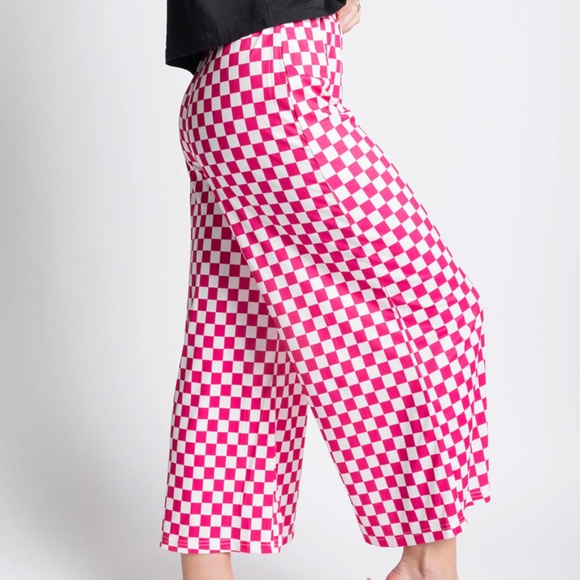 WKNDchasers My Reputation Checkered Pants, Pink, XL - Picture 3 of 8